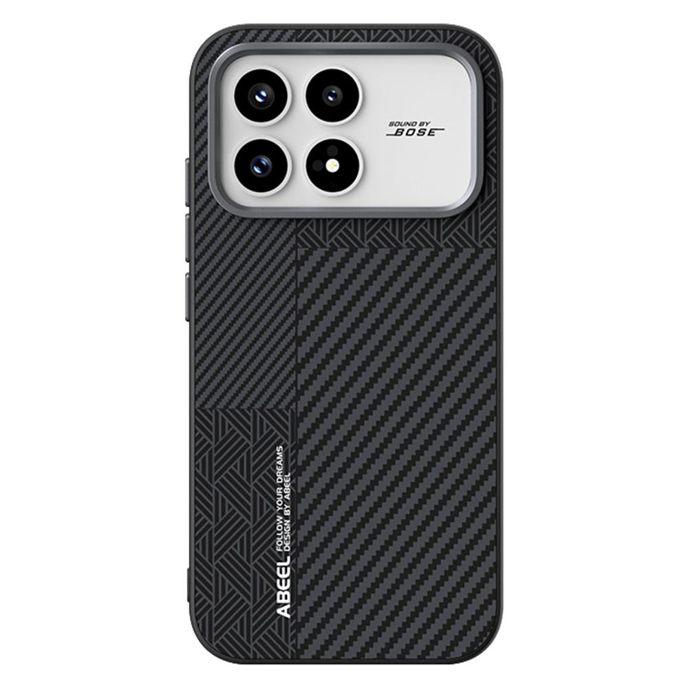 ABEEL Pro Xiaomi Redmi K90 5G/Poco F8 Pro Magnetický kryt PC + TPU + Hliníková slitina + PU kůže Tenký zadní kryt telefonu