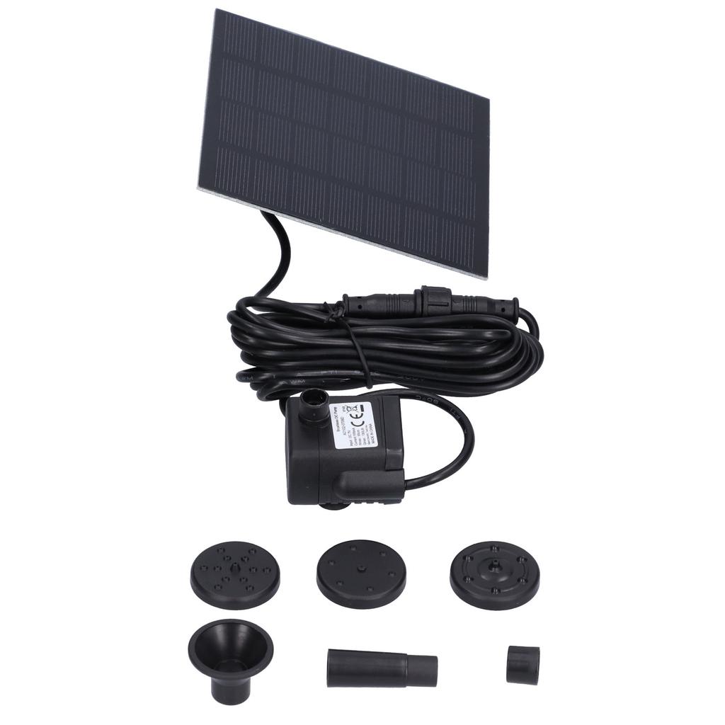 DC Brushless Solar Fountain Pump 180L Floating Waterfall Fountain Pond Garden Pond Pool Decoration