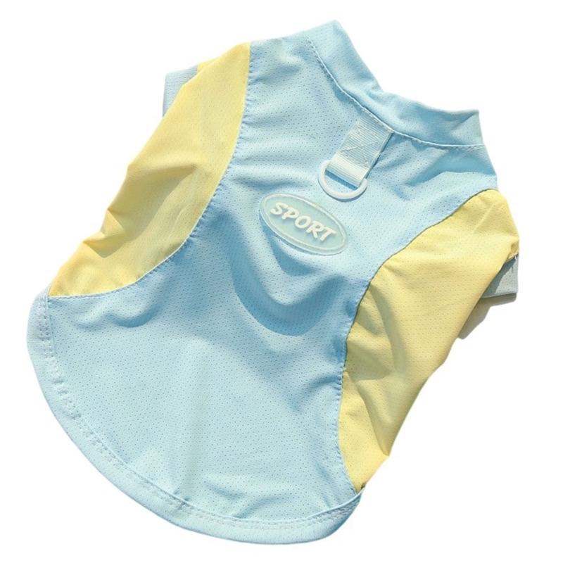 

Dog Cooling Vest For Summer Cooling Comfortable Pet Clothing For Outdoor Walking Machine Washable Breathable Polyester XS