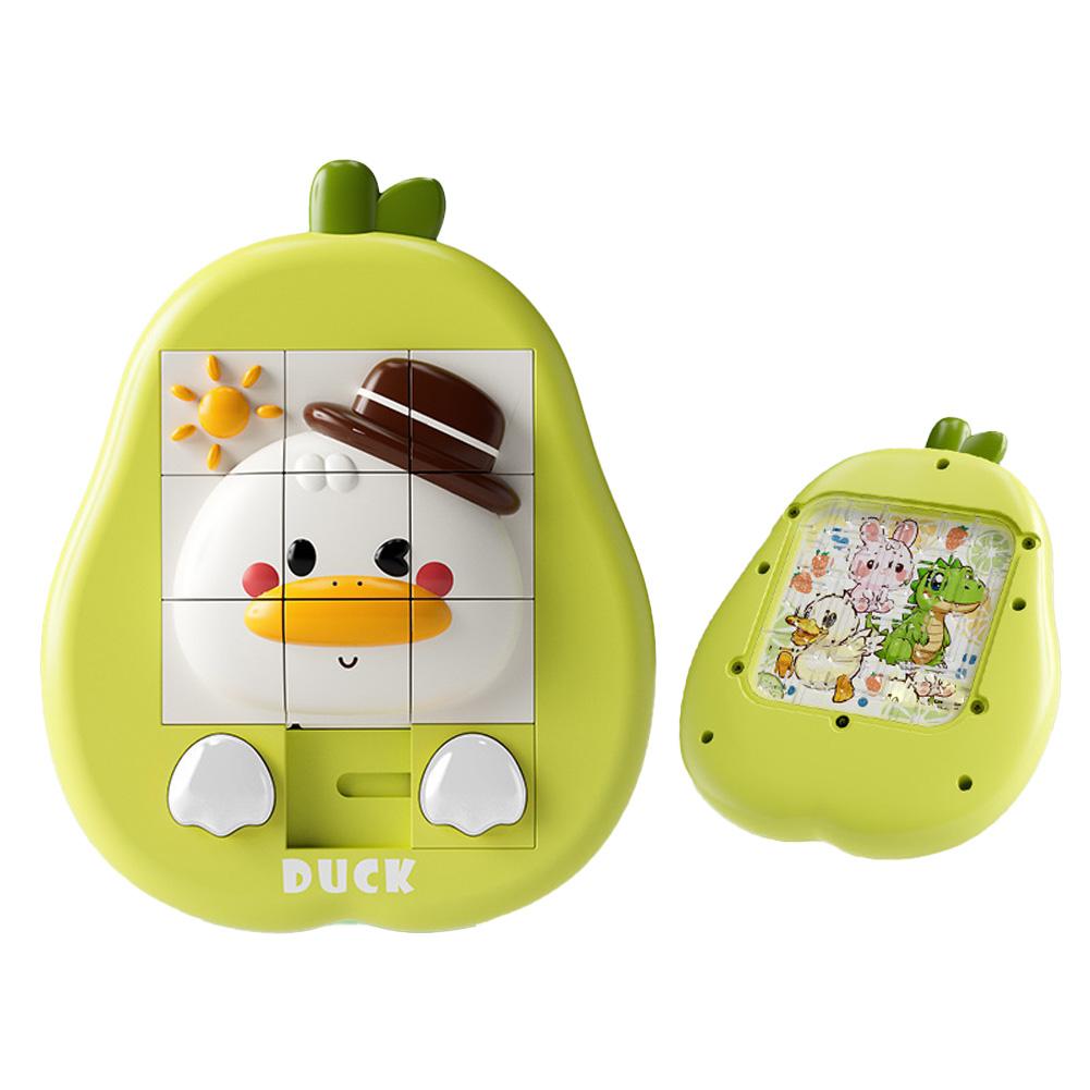 2 In 1 Slide Puzzle Games 3D Cartoon Animal Huarong Road Puzzle Balance Maze Logical Thinking Game For Boys Girls