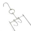 Stainless Steel Roast Meat Hook with Hanging Ring and Pipa Fork