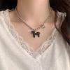 Modern Horse Shaped Titanium Steel Necklace 44cm Adjustable Chain Neckchain For Girls Teens Birthday Present
