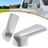For 19-24  Chevy Silverado GMC Sierra 1500 Chrome Top Half Mirror Cover Caps