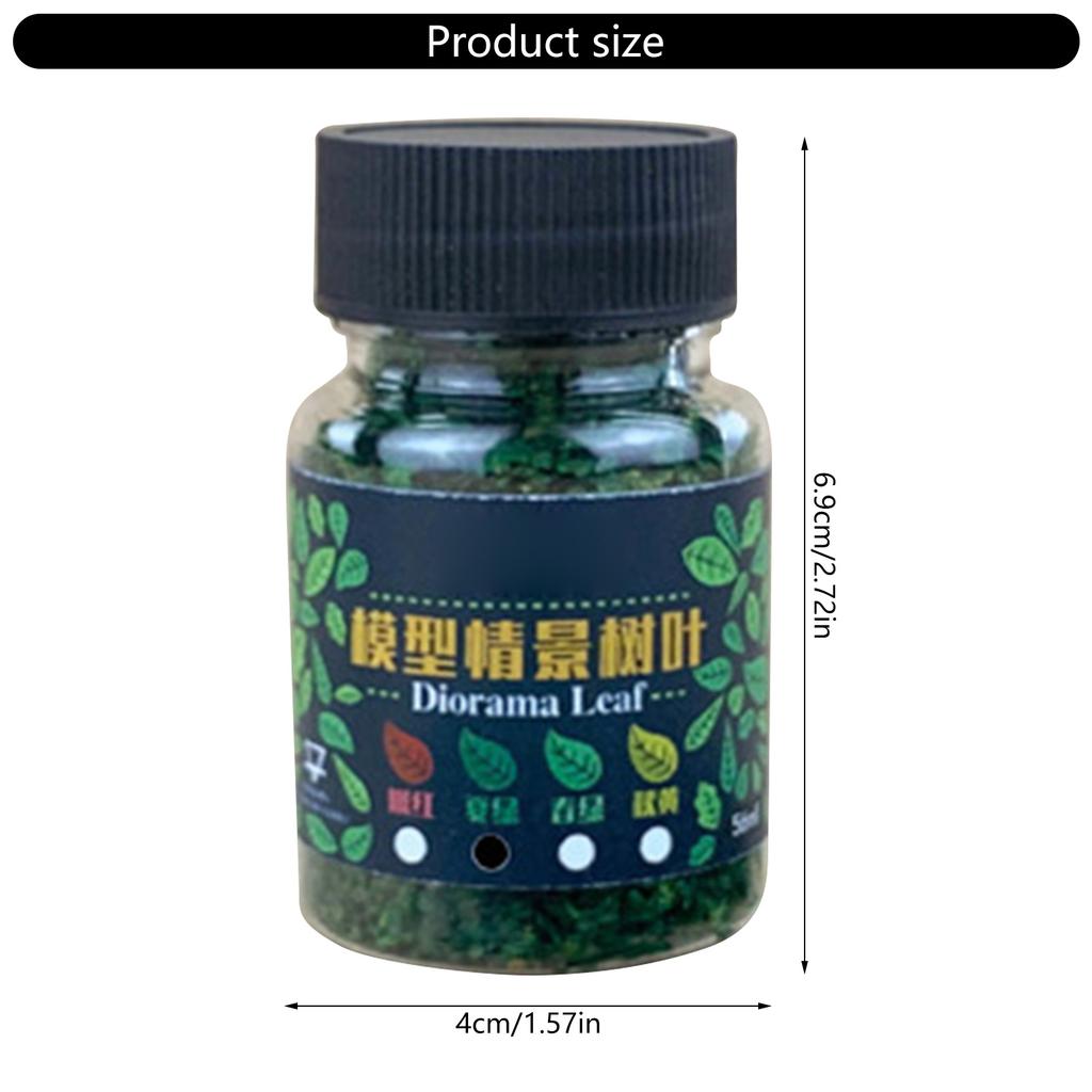 Praktické Miniaturní Seskupení Listů Pevné Pryskyřičné Materiály pro Modelovou Železnici Pískoviště a Zahradní Potřeby Scenérie