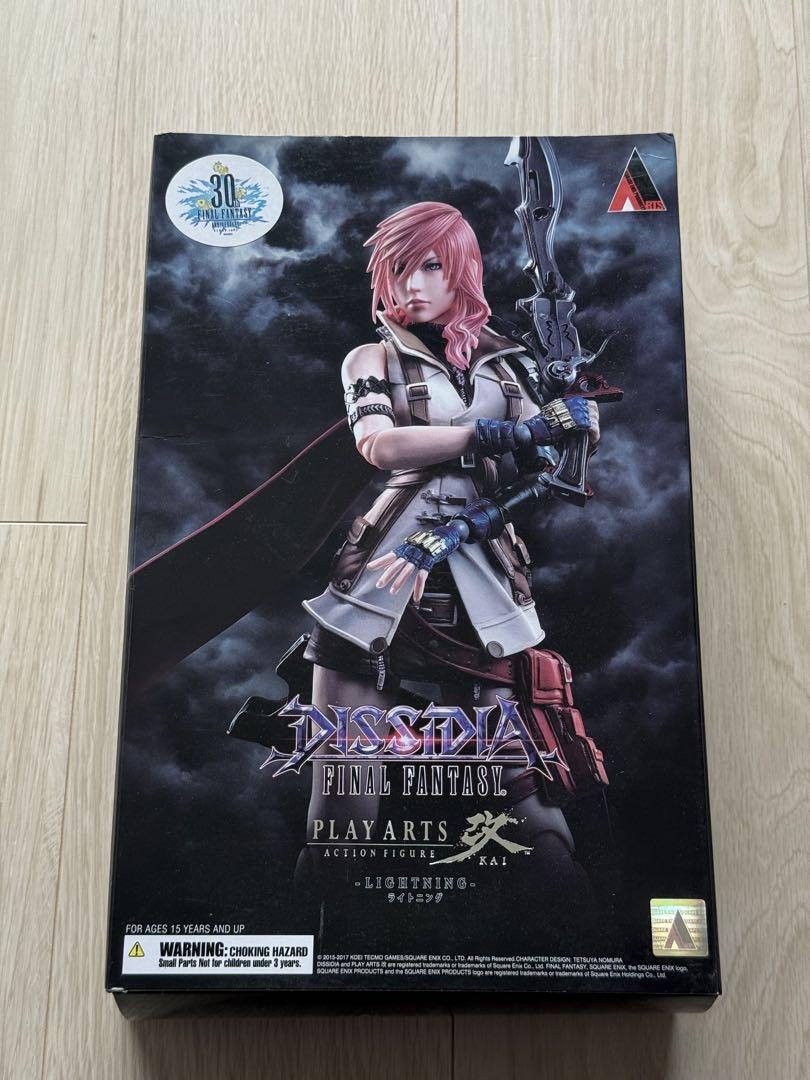 

[USED] Rare Play Arts Kai Lightning Dissidia Figure