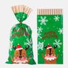 Pack of 50pcs Holiday Treat Bags Christmas Candy Bags Organizers for Gift Wraps