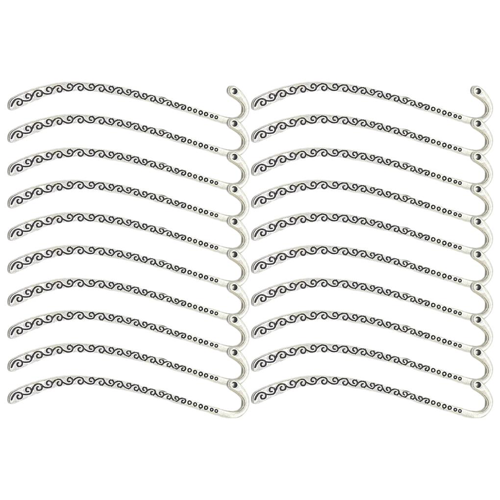 

20 шт./Набор Многофункциональная винтажная металлическая подвеска из сплава для стильных и практичных закладок Прочные закладки Винтажные