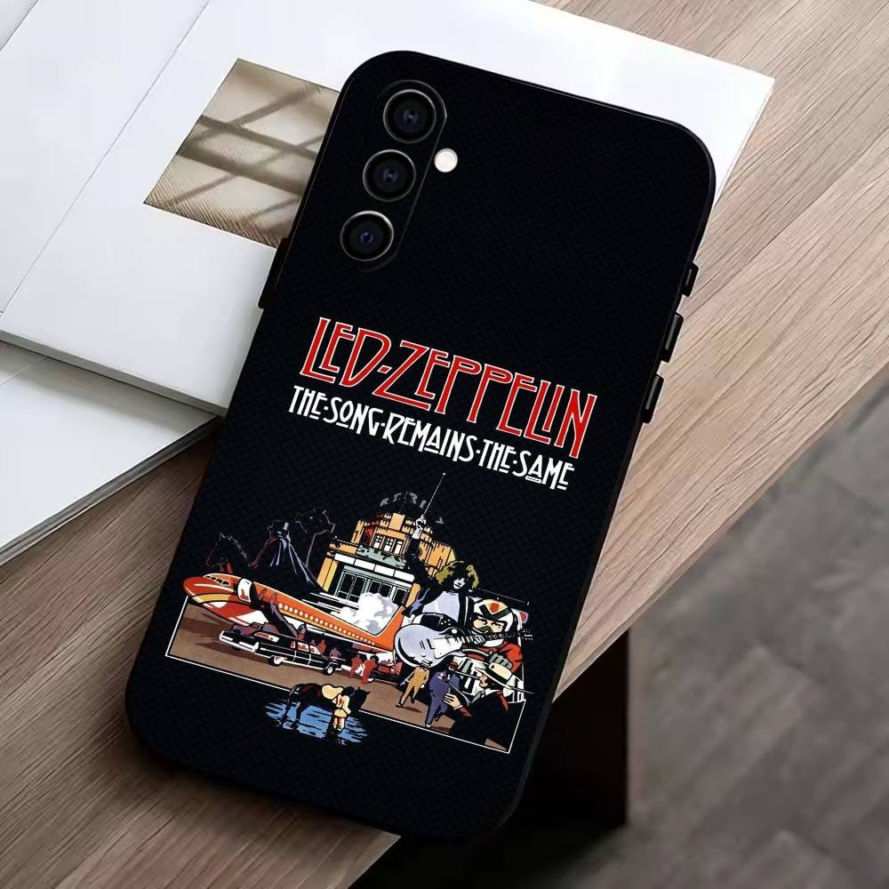 L-Led Z-Zeppelin Phone Case Black Silicone Soft For Samsung Galaxy A73,A72,A71,A70,A53,A52,A51