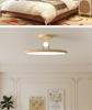 Minimalist Walnut Wood Grain Bedroom Ceiling Light for Dining, Study, and Kids' Rooms - Simple and Stylish Design