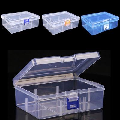 1Pcs Screw Sewing Cases Practical Toolbox Transparent Plastic Container Storage Box