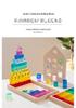 Transparent Rainbow 3D Building Blocks: Educational Acrylic Cubes for Children