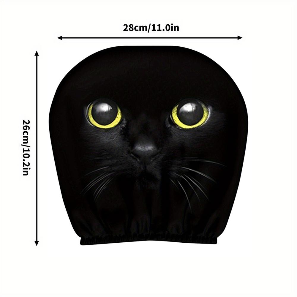 Halloween Printed Car Headrest Cover 2 Pcs Ice Silk Car Seat Headrest Cover Baby Seat Protector Accessories Interior Decorative