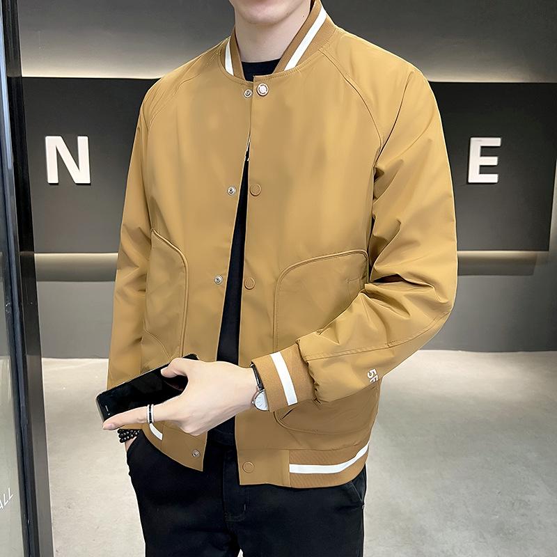 Autumn Workwear Long Sleeve Baseball Jacket