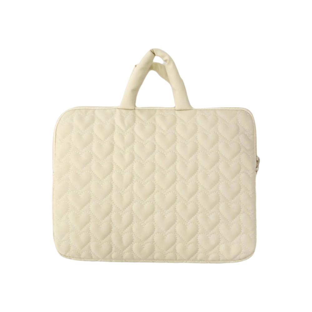 Loving Tablet Bag Anti-fall Large Capacity Notebook Computer Case Plush Lining Shockproof Laptop Sleeve for 11/13inch Office