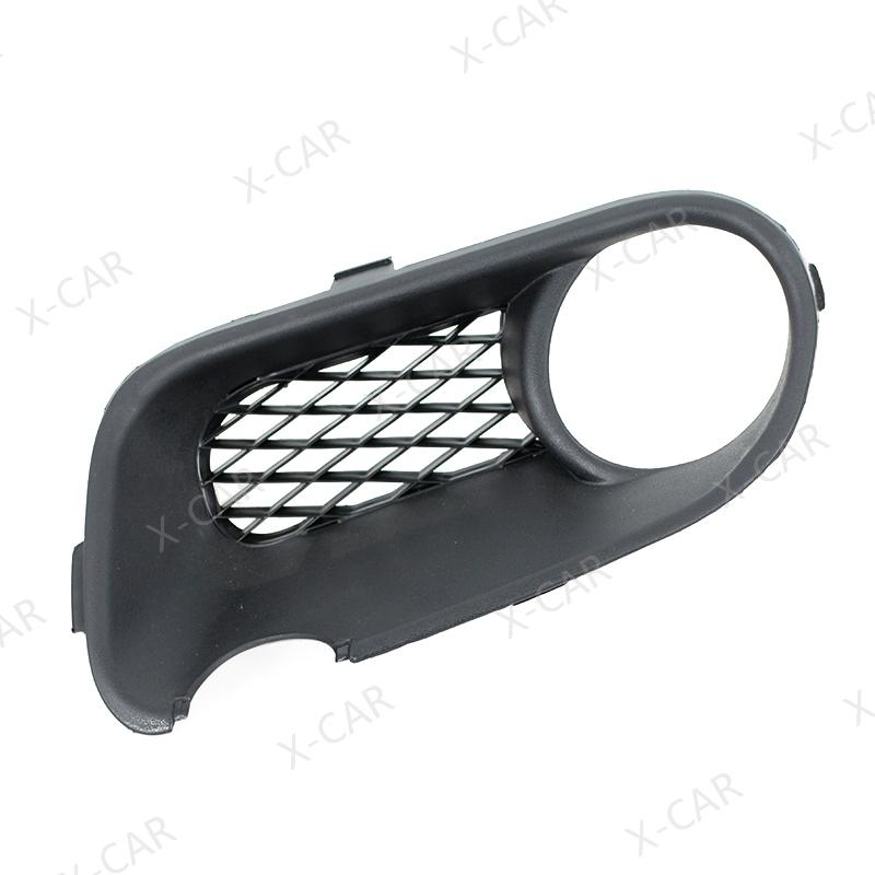 2PCS For VW Touareg 2003 2004 2005 2006 Front Bumper Fog Lamp Foglight Trim Grille Cover Fram Lid Bezel Hood 7L6853663 7L6853664