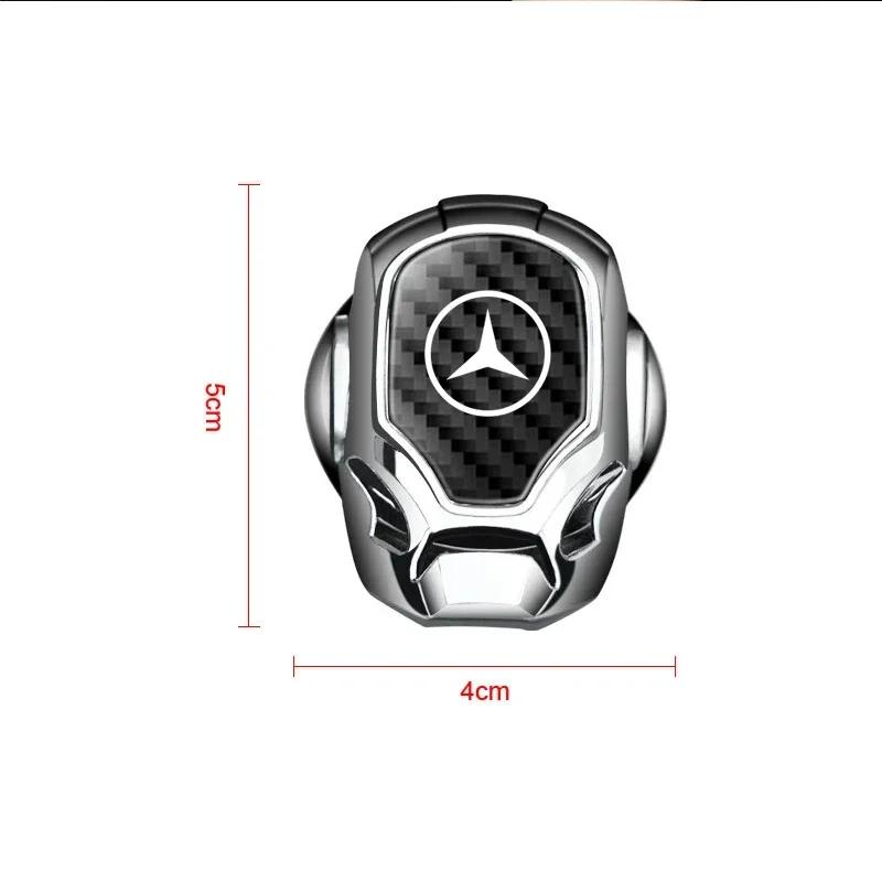 Copertura di Protezione Pulsante di Avviamento One-Key per Auto Resistente all'Usura con Coperchio Ribaltabile Per Mercedes Benz W212 W213 W205 W177 W247 W176 X253 ecc.