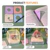 3D Colorful Treehouse LED Memo Pad Touch Light Weekly Calendar Paper Cube Gift for Office Stationery Promotion