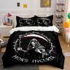 Grim Reaper Decor Three-Piece Set Soft Comfortable Duvet Cover Bedding Set Included 1*Duvet Cover & 2*Pillowcases, Gift