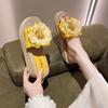 Women's Slippers and Ladies Sandals Flowers Platform Slides Wedge Heel New Style on Promotion Collection Clappers Casual Shoes