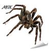 3D Effect Halloween Decal Spider Decorative Sticker for Car, Broken Hole Dog Cat Owl Self-Adhesive Sticker, Waterproof Removable PVC Holiday