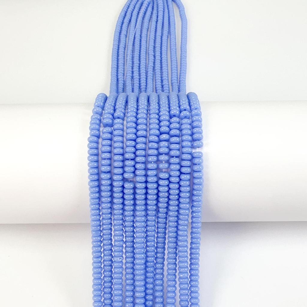 2x4mm Colorful Glass Spacer Beads for DIY Jewelry Bracelets