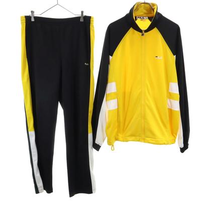 90er Jahre Alte Trikotjacke Set L Gelb Herren Gebraucht