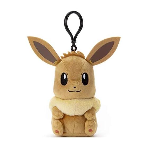 Takara Tomy Arts Pokemon Sound Plush Toy, Eevee, Approximately 18cm Tall, Speaks When Tummy is Pressed