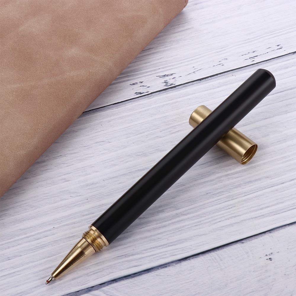 Sign Pen Ballpoint Writing Tools Wood Rollerball Pen Metal Gel Pen Roller Ball Pen Brass Pen