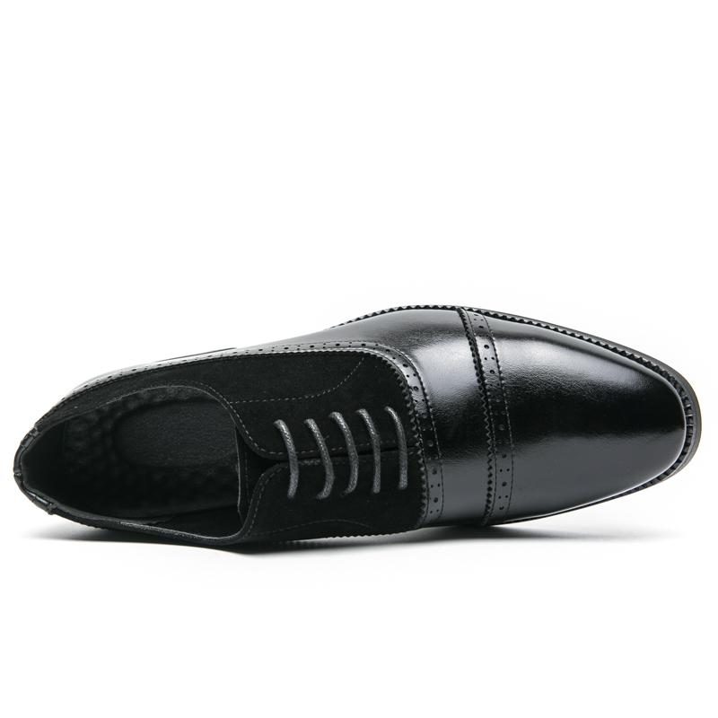 Herren Brogues Derbys Formelle Business Lederschuhe Herren Retro Stil Smoking Hochzeit Klassische Kleiderschuhe Übergröße