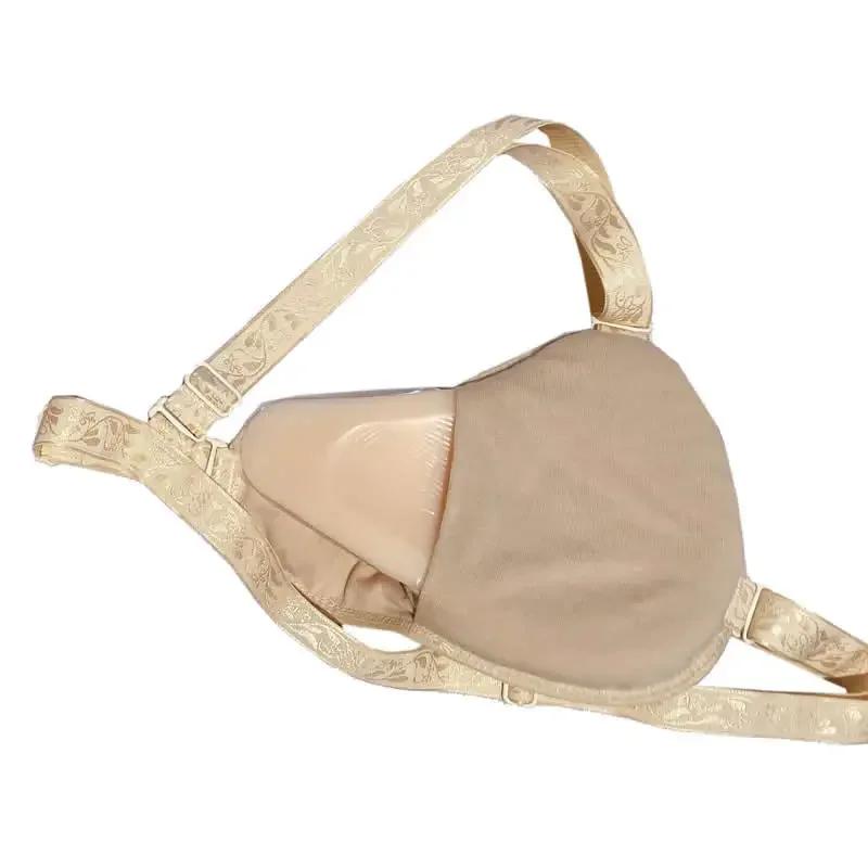 Pós-operatório Prótese Mamária Silicone Especial Almofada de Peito Gancho Cobertura Protetora Leve Algodão Absorvente de Suor Envio Rápido