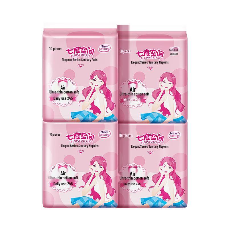 Space 7 Elegant Series Ultra-Thin Breathable Daily Sanitary Pads