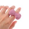 Y2K Sweet Shiny Pink Bow Open Ring For Girls Women   Finger Rings Trendy Statement Jewelry Gifts