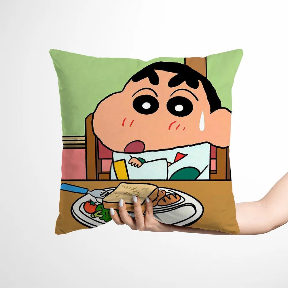 Cartoon Throw Pillow Covers Living Room Decoration Printed Sofa Cushion Cover Polyester Soft Pillowcase