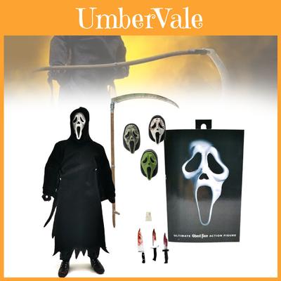 Neca Scream Ghostface Killer Impresionante Figura de Acción de Lujo de 7 Pulgadas Modelo de PVC