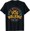 Dog Walker My Official Dog Walking Shirt Pet Lover Owner T-Shirt