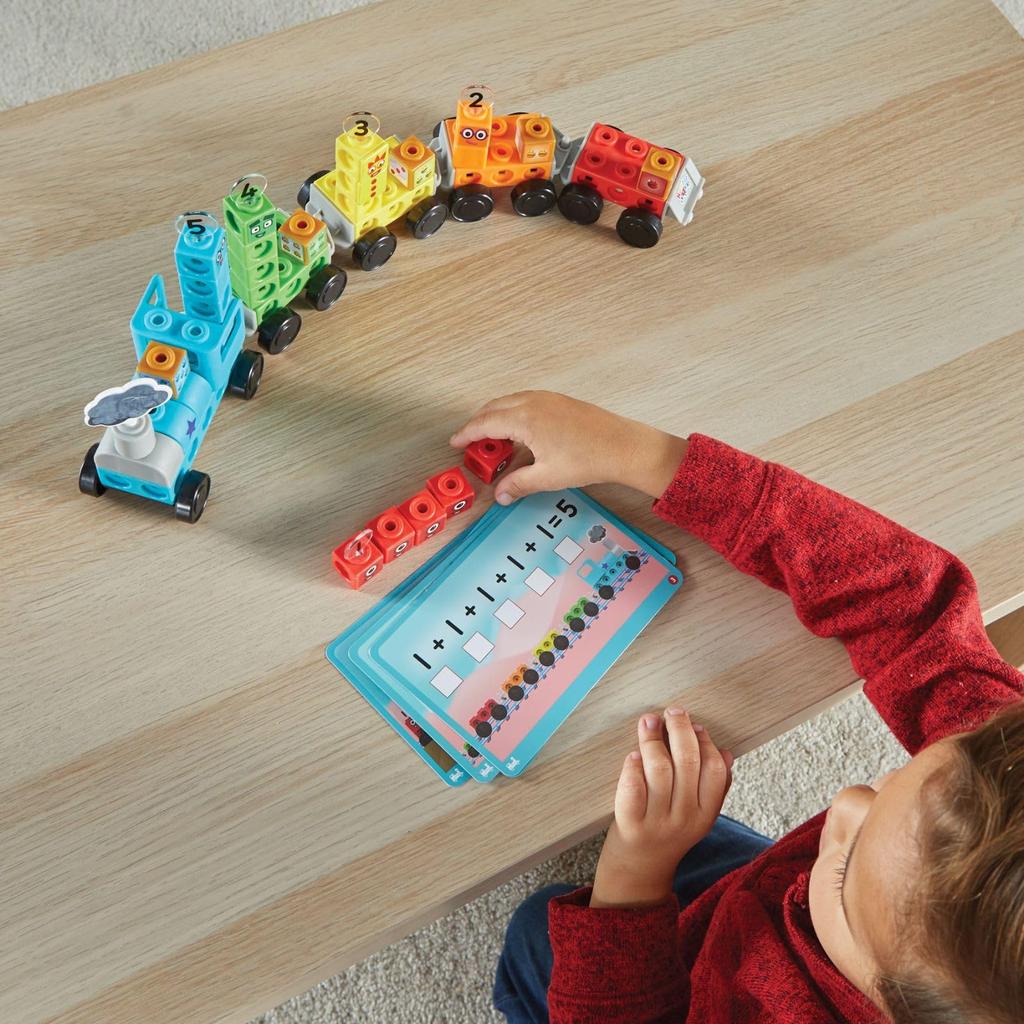 Numberblocks Math Link Cube Activity Set - Number Blocks Express Train - Number Play Up To 5 - Educational Toy for Ages 3 and Up - 96094 (Authentic Pr