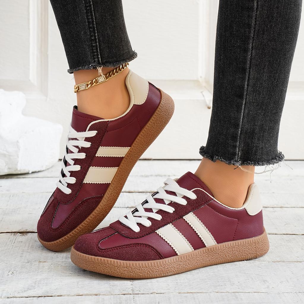 Classic Flat Bottom Sport Shoes for Women Large Size Spring Autumn New Style De Xin White Shoes Casual Leisure Board Shoes