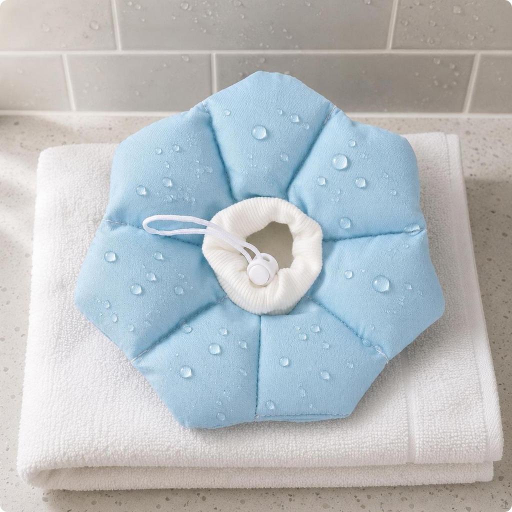 FlowerShaped Pet Adjustable Padded Textile Exterior for Small Pets S Pink