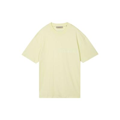 Essentials Herbst/Winter 2022 Kurzarm-T-Shirt Unisex Oberteile Kanariengelb FOG-FW22-373