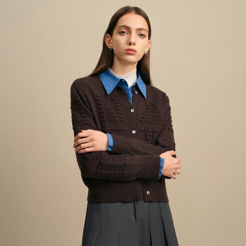 

Elva Island Women s Thickened Round Neck Knit Cardigan S