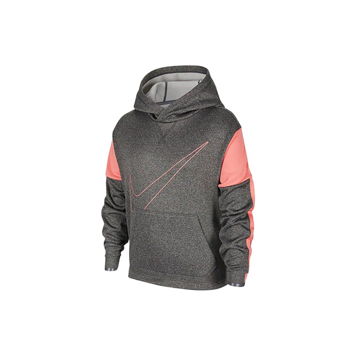 

Nike Hoodie Logo Print Color Blocked Kids hoodies CV9371-091 XL