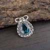 Apatite Handmade Silver Jewelry, 925 Sterling Silver Pendant, Handmade Beautiful Gemstone Jewelry, Apatite Pendant For Her