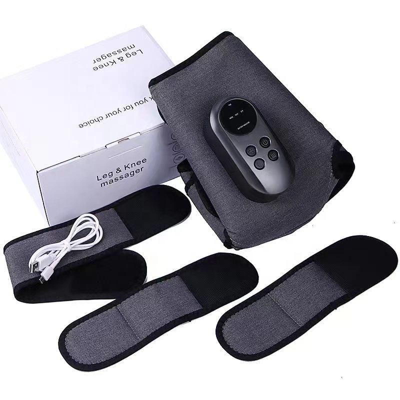 Knee and Leg Massager with Heat air Pressure серый