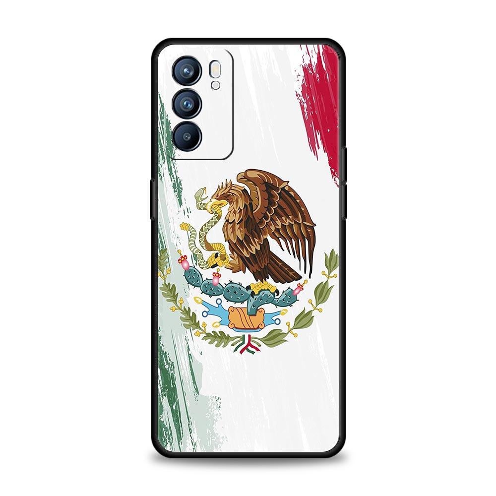 

Phone Case For Oppo Reno13 Reno12 Reno11 F Reno10 Pro A54 A53 A95 A76 A74 A57 A98 A80 A79 5G A78 4G Cover Mexico National flag Oppo Reno11 F