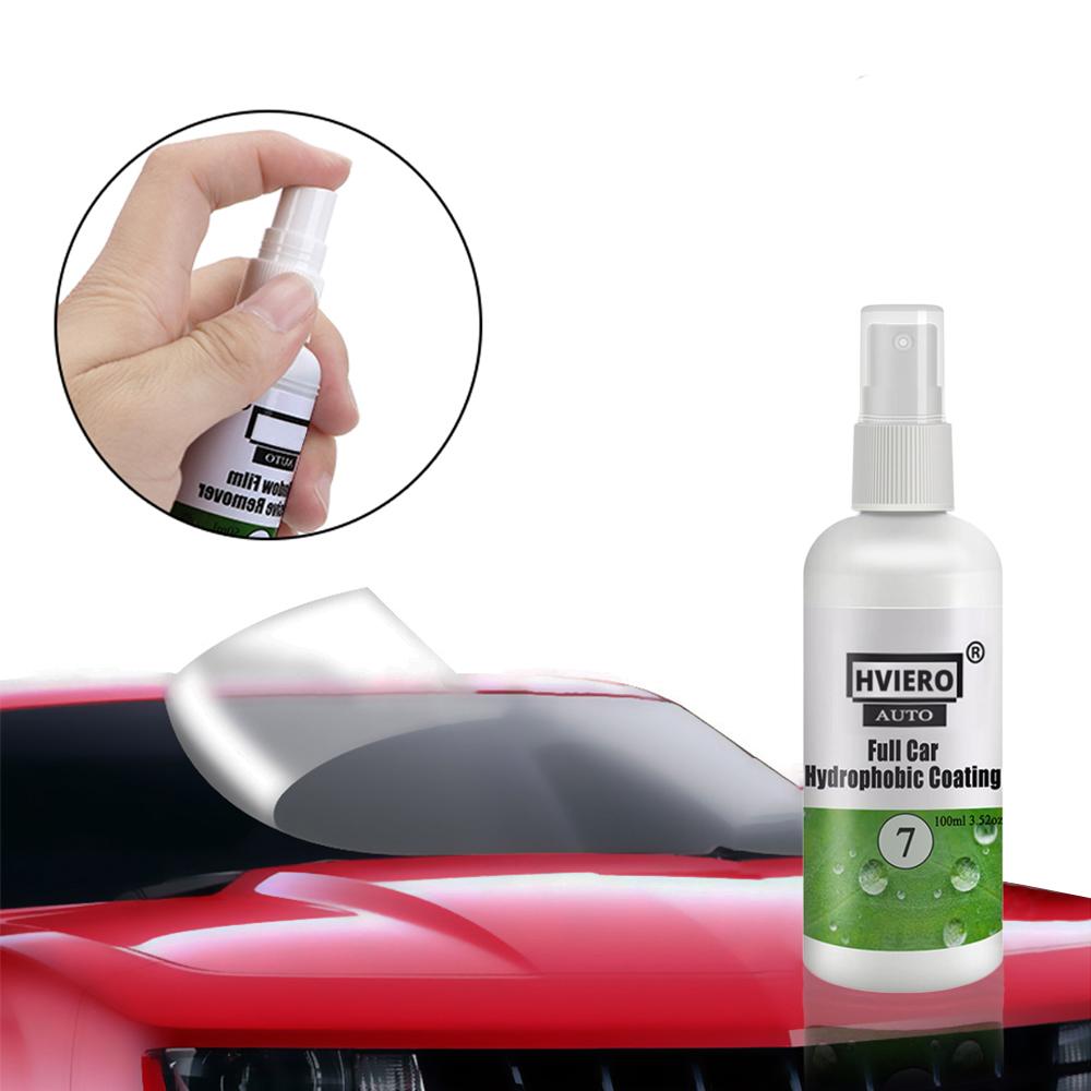 HVIERO-7 Car Cleaning Super Hydrophobic Water Rain Repellent Spray Car Windshield Glass Coating Agent Repellent Agent