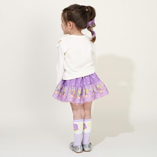 Disney Princess Voluminous Skirt 9692K with Inner Pants Clothing Baby Kids Girls Cosplay Costume 110cm Rapunzel [BABYDOLL] Children's