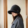 New Cap Women's Autumn and Winter Velvet Thickened Octagonal Hat Bucket Hat