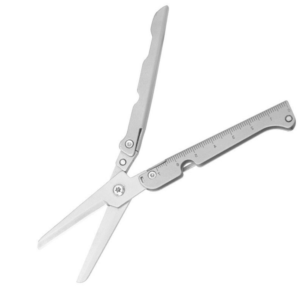 Anti-rust Folding Mini Scissors Stainless Steel Outdoor Scissors Equipment Small Scissors  Gadget