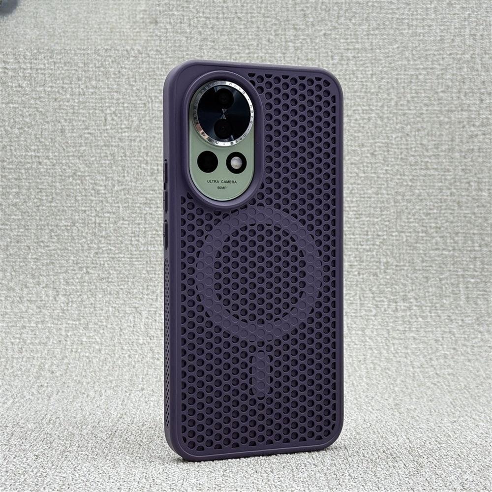 Luxury Cooling Mesh For Magsafe Case For Huawei Pura 70 P70 Pro Ultra Mate 70 60 50 Plus Nova 13 12 PC Wireless Charging Cover
