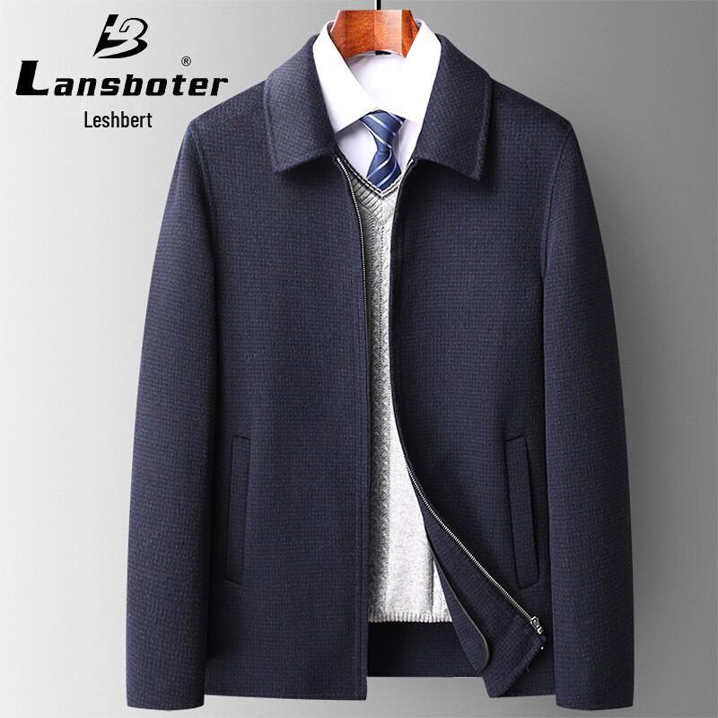 

Men s Autumn/Winter Lapel Double-faced Wool Jacket 175/L